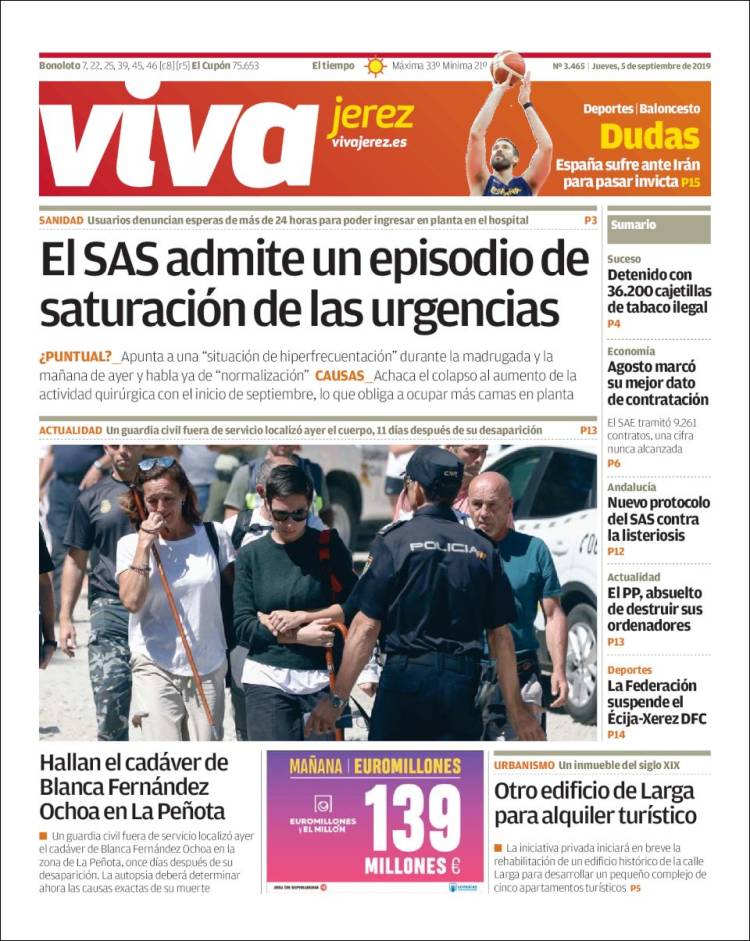 Portada de Información - Jerez (España)