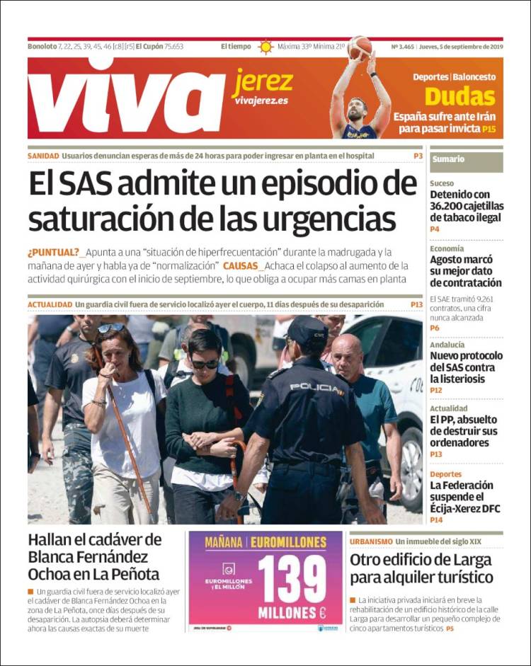Portada de Viva Jerez (España)
