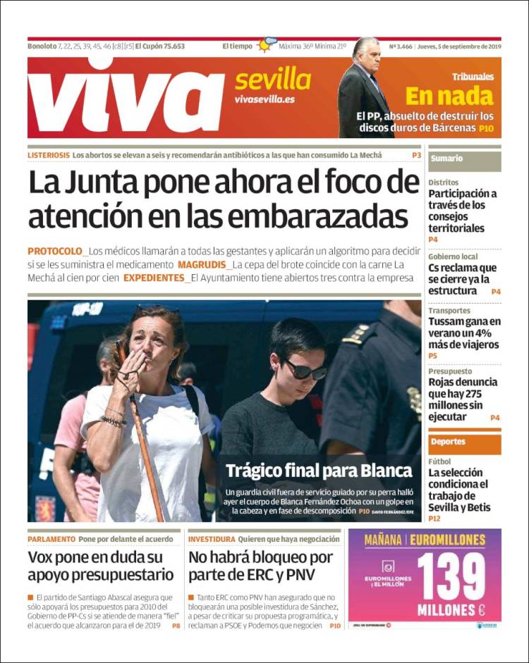 Portada de Viva Sevilla (España)