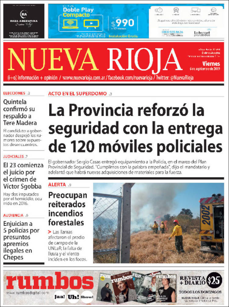 Portada de Nueva Rioja (Argentina)