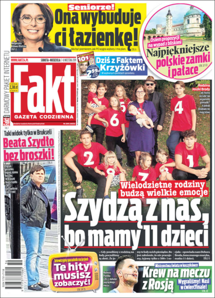 Portada de Fakt (Polonia)