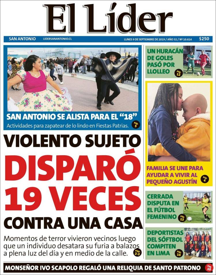 Portada de Lider de San Antonio (Chile)