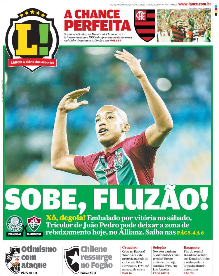 Portada de Lance! (Brasil)