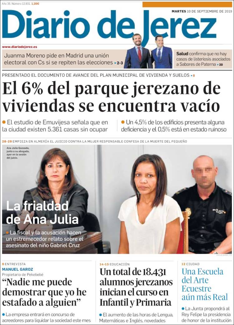 Portada de Diario de Jerez (España)