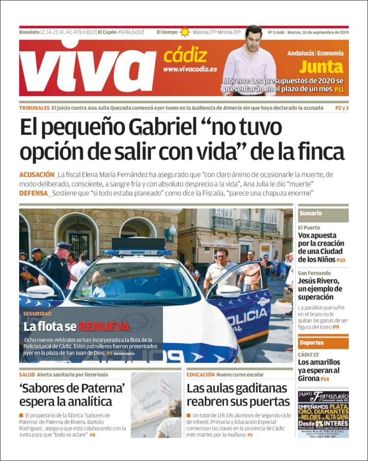 Portada de Información - Cadiz (España)