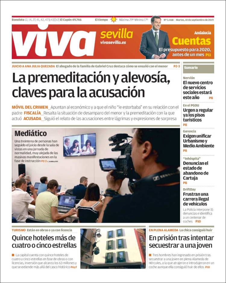 Portada de Viva Sevilla (España)