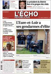 Portada de L'Echo Républicain (Francia)