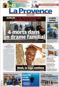 Portada de La Provence (Francia)