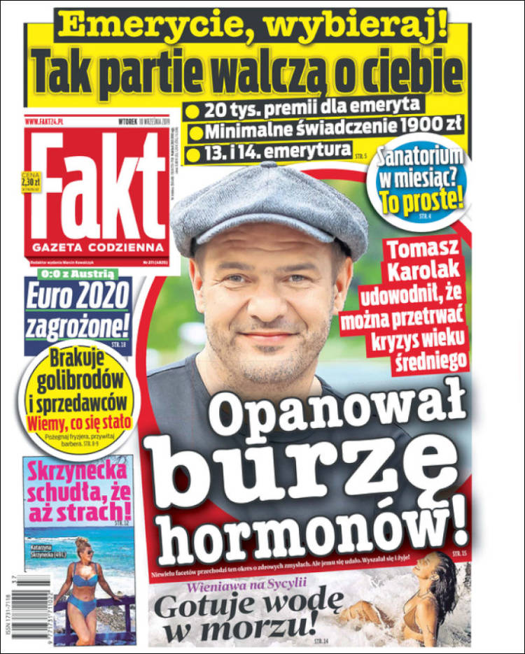 Portada de Fakt (Polonia)