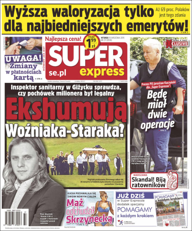 Portada de Super Express (Polonia)
