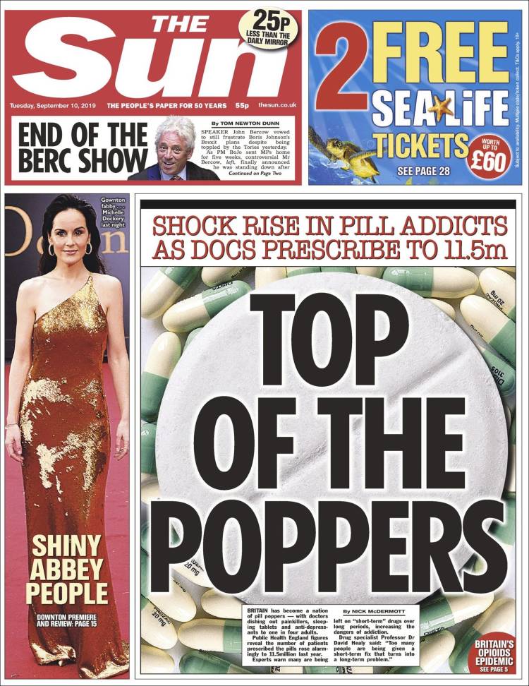 Portada de The Sun (Reino Unido)