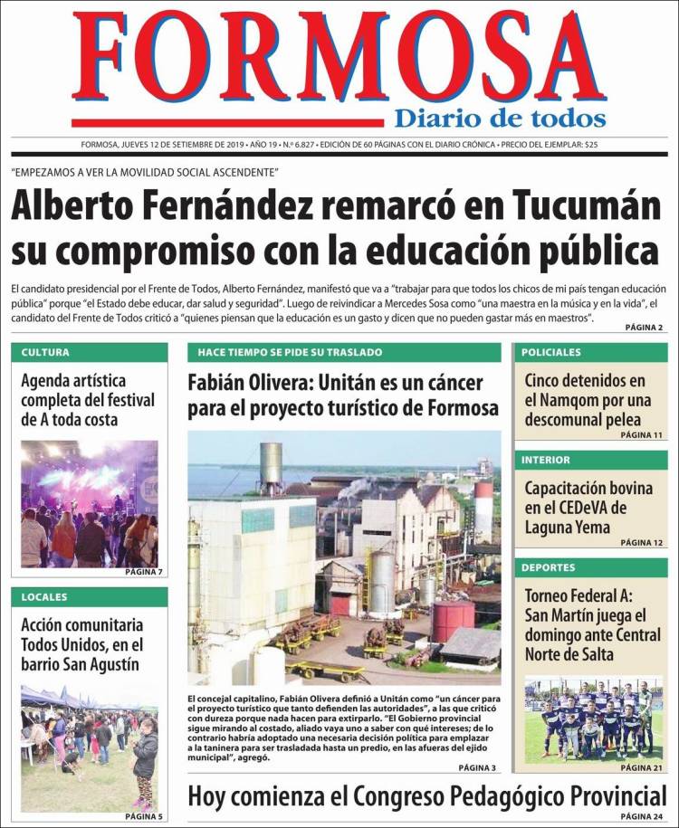 Portada de Formosa (Argentina)