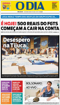 Portada de O Dia (Brasil)