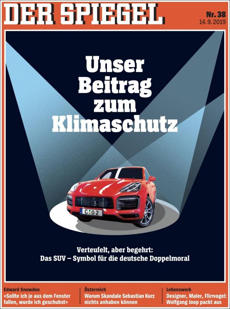 Portada de Der Spiegel (Alemania)