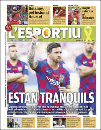 Portada de L'Esportiu (Espa&ntilde;a)