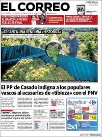 Portada de El Correo - Álava (Espa&ntilde;a)