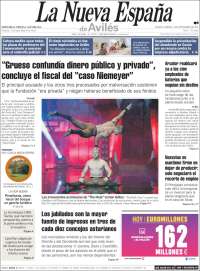 Portada de La Nueva España - Avilés (Espa&ntilde;a)