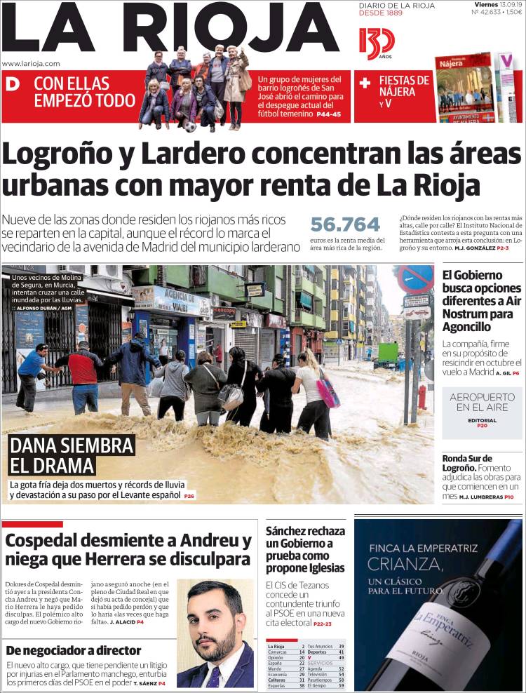 Portada de La Rioja (Espa&ntilde;a)