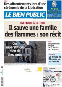 Portada de Le Bien Public (Francia)