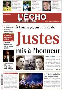 Portada de L'Echo Républicain (Francia)