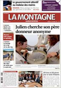 Portada de La Montagne (Francia)