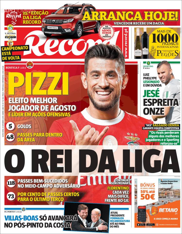 Portada de Record (Portugal)