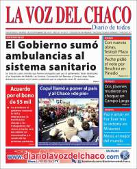 Portada de La Voz del Chaco (Argentina)