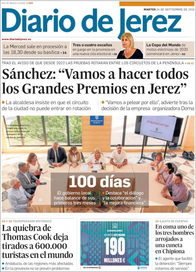 Portada de Diario de Jerez (Espa&ntilde;a)