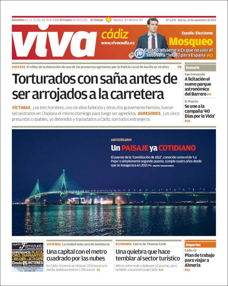Portada de Información - Cadiz (Espa&ntilde;a)