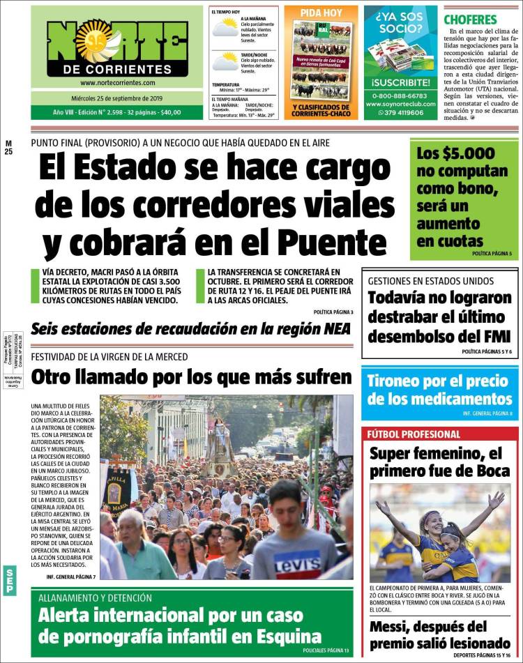 Portada de Norte Corrientes (Argentina)