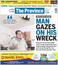 Portada de The Province (Canadá)