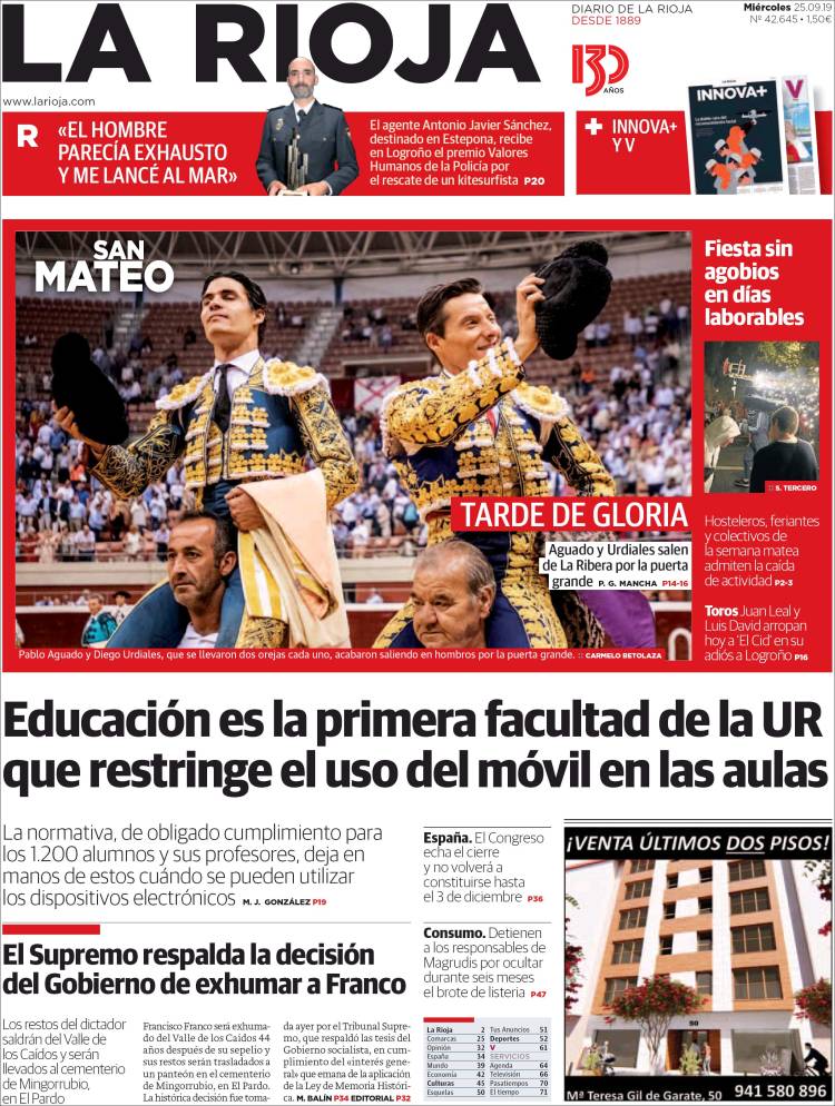 Portada de La Rioja (Espa&ntilde;a)