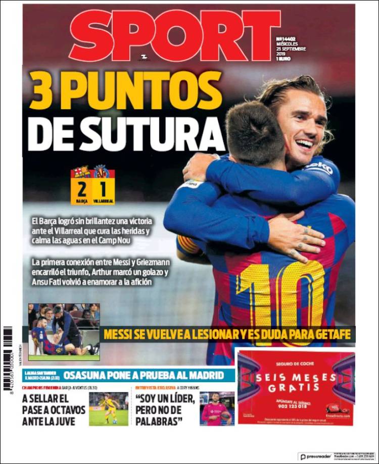 Portada de Sport (Espa&ntilde;a)