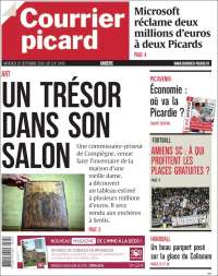 Portada de Courrier Picard (Francia)