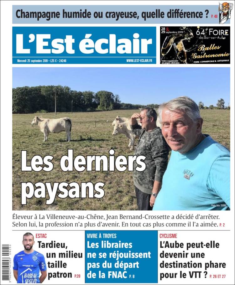 Portada de L'Est Eclair (France)