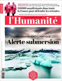 Portada de l'Humanite (Francia)