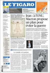 Portada de Le Figaro (Francia)