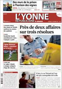 Portada de L'Yonne-Républicaine (Francia)