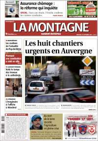 Portada de La Montagne (Francia)