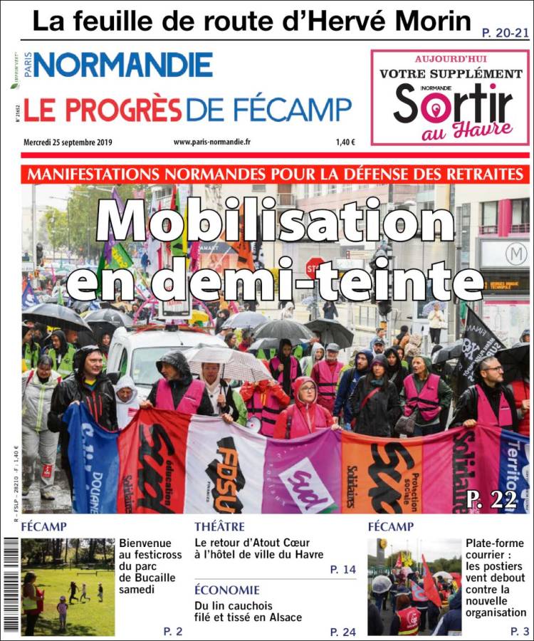 Portada de Progres de Fecamp (France)