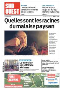 Portada de Sud Ouest (Francia)