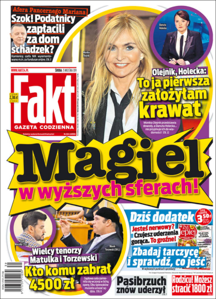 Portada de Fakt (Polonia)