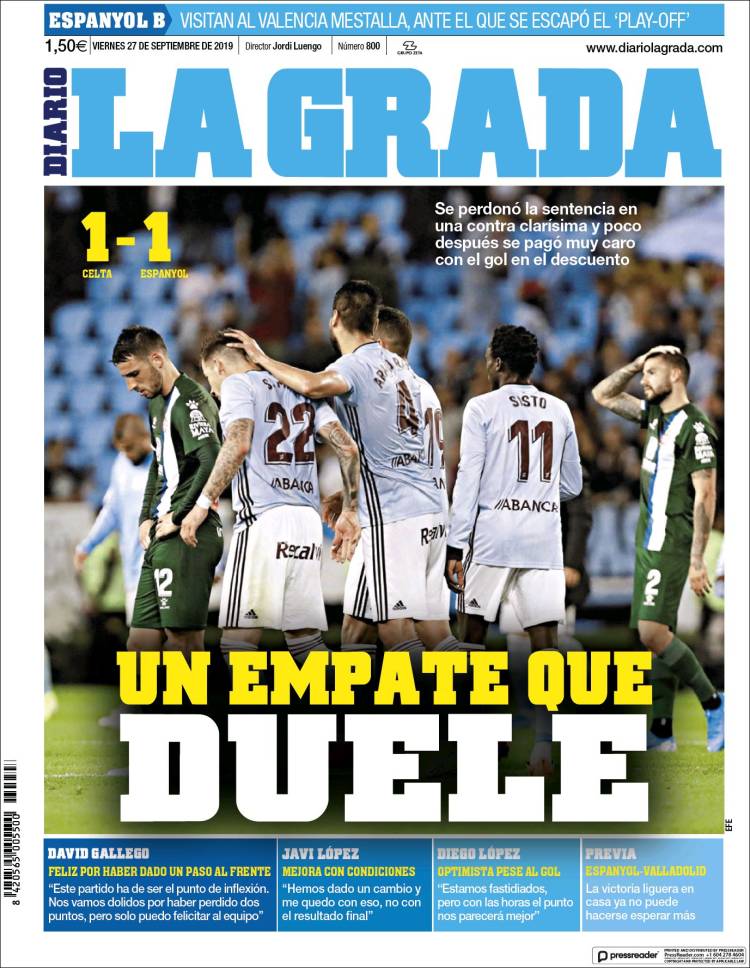 Portada de La Grada (España)