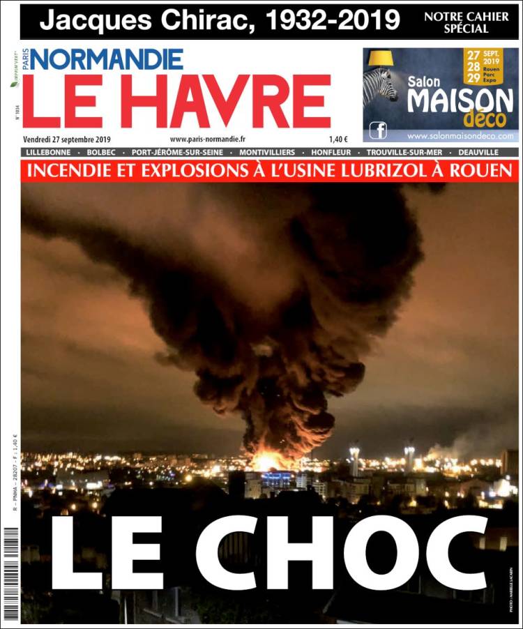 Portada de Le Havre Libre (Francia)