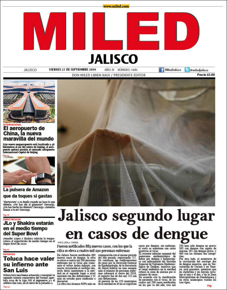 Portada de Miled - Jalisco (Mexico)