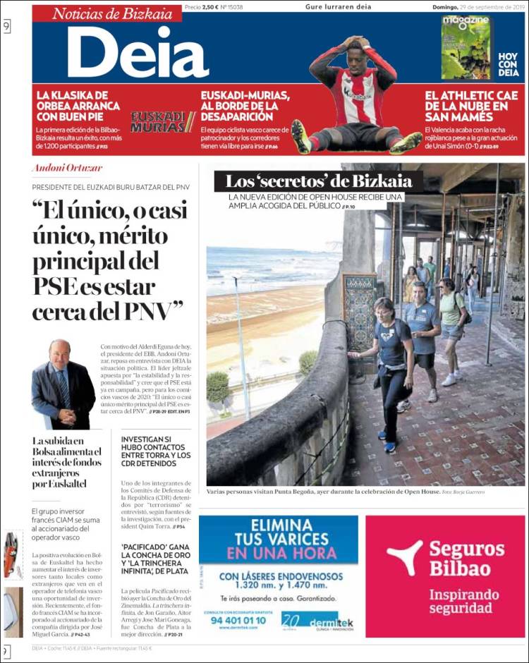 Portada de Deia (España)