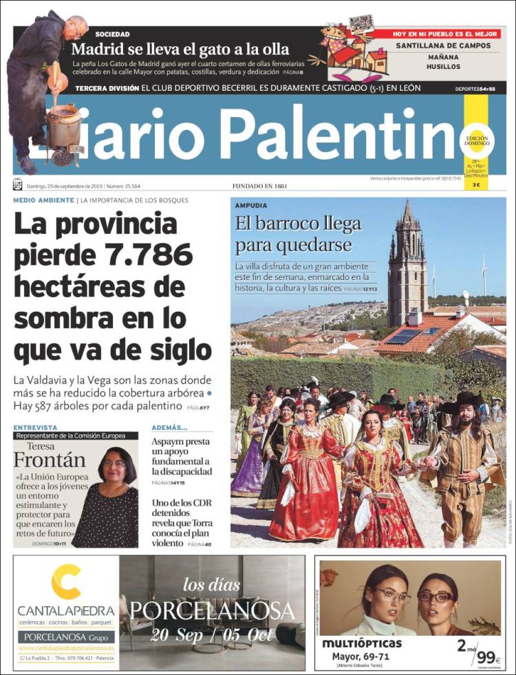 Portada de Diario Palentino (España)