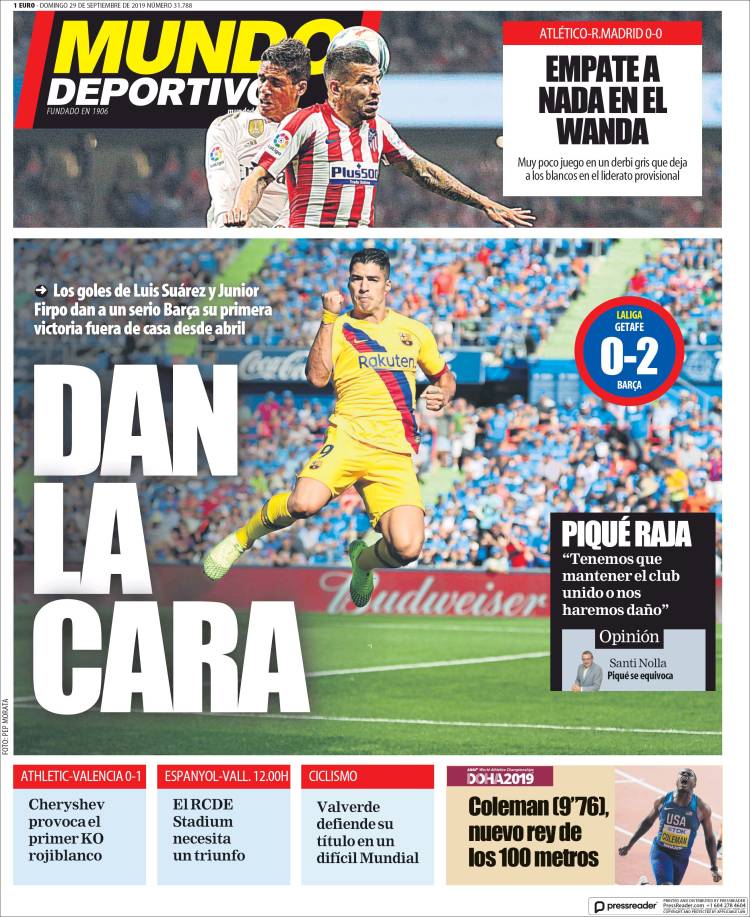 Portada de El Mundo Deportivo (España)