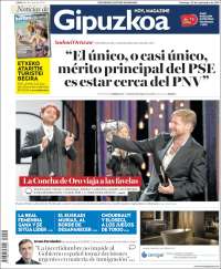 Portada de Noticias de Gipuzkoa (España)