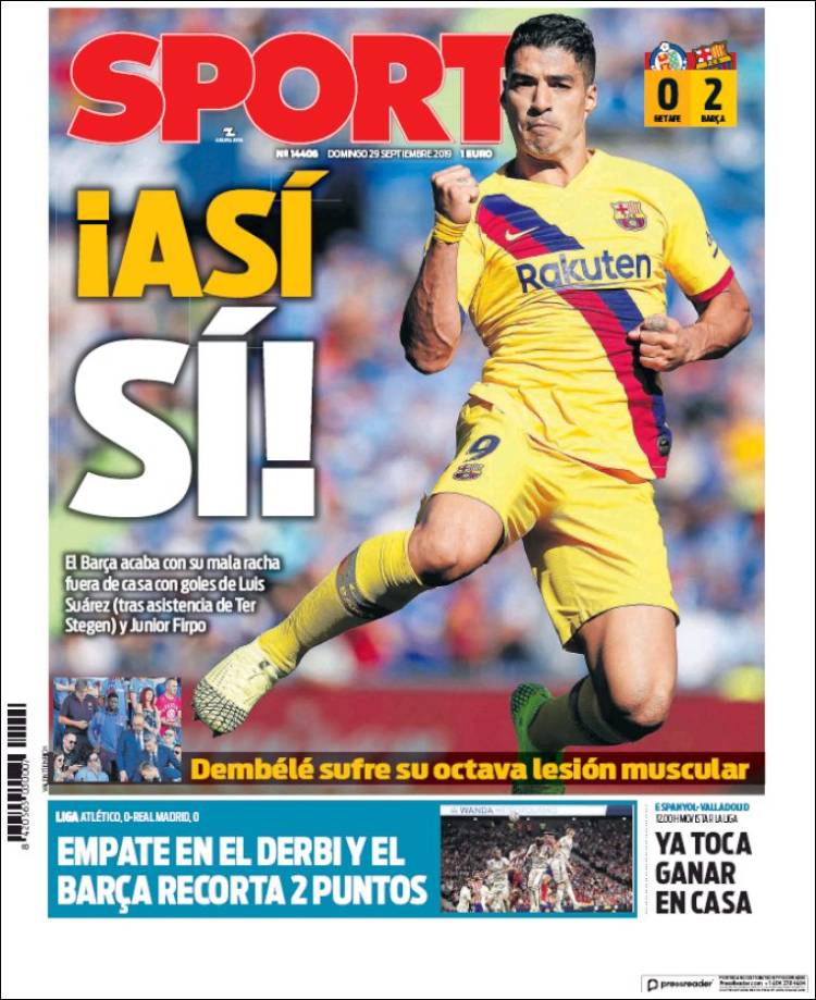 Portada de Sport (España)